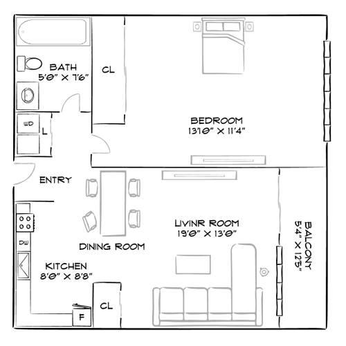 Furnished Diagram